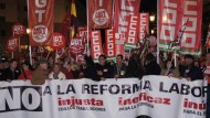 Unas 20.000 personas claman en Granada contra la reforma laboral