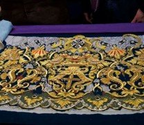 La nueva saya de El Rosario, el gran estreno de la Semana Santa La nueva saya de El Rosario, el gran estreno de la Semana Santa