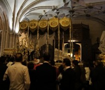 La iglesia de Santo Domingo da cobijo a los pasos de La Cena, La Cañilla y El Rosario La iglesia de Santo Domingo da cobijo a los pasos de La Cena, La Cañilla y El Rosario