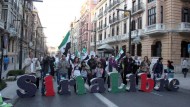 Manifestación de apoyo al pueblo sirio