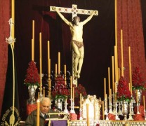 El Silencio, a oscuras en su quinario El Silencio, a oscuras en su quinario