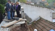 Pinos Puente: El Ayuntamiento acomete obras de urgencia tras la caída de un muro por las últimas lluvias