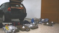 Cuatro detenidos en Guadix por transportar 143 kilos de hachís en una furgoneta Cuatro detenidos en Guadix por transportar 143 kilos de hachís en una furgoneta