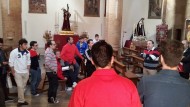 Los costaleros de la Virgen de los Reyes inician su actividad con la igualá Los costaleros de la Virgen de los Reyes inician su actividad con la igualá
