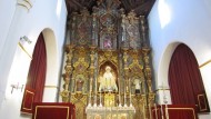 La Aurora Coronada preside el altar mayor de la iglesia de San Miguel Bajo La Aurora Coronada preside el altar mayor de la iglesia de San Miguel Bajo