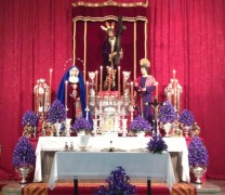 Precioso altar de cultos de El Nazareno