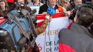 Concentración en protesta por los recortes a empleados públicos de la UGR Concentración en protesta por los recortes a empleados públicos de la UGR