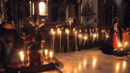 Los Titulares de La Cena fueron trasladados al altar mayor de Santo Domingo Los Titulares de La Cena fueron trasladados al altar mayor de Santo Domingo