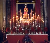 GALERÍA: Altar de cultos de El Rescate, estos días en Quinario GALERÍA: Altar de cultos de El Rescate, estos días en Quinario