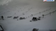 Los fuertes vientos impiden la apertura de la estación de esquí de Sierra Nevada