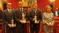 La Borriquilla, La Aurora, Ignacio Fernández-Aragón y Encarna Ximénez recogieron sus premios Nazareno 2013 La Borriquilla, La Aurora, Ignacio Fernández-Aragón y Encarna Ximénez recogieron sus premios Nazareno 2013