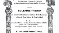 La Lanzada comienza este jueves el Triduo a sus titulares La Lanzada comienza este jueves el Triduo a sus titulares