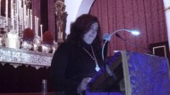 Encarna Vargas pregonó el sábado a su hermandad de La Aurora Encarna Vargas pregonó el sábado a su hermandad de La Aurora