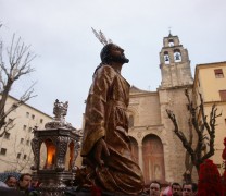 Gran galería del Vía Crucis de la Juventud de El Huerto, interrumpido por la lluvia Gran galería del Vía Crucis de la Juventud de El Huerto, interrumpido por la lluvia
