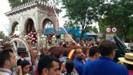 El arzobispo acompaña en el camino a la Hermandad del Rocío de Granada El arzobispo acompaña en el camino a la Hermandad del Rocío de Granada