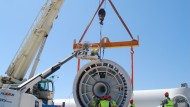 Comienza la instalación de los aerogeneradores del parque eólico experimental de Padul