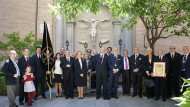 La hermandad de El Silencio peregrinó a la Basílica de las Angustias el 25 de mayo La hermandad de El Silencio peregrinó a la Basílica de las Angustias el 25 de mayo