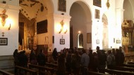 Los jóvenes cofrades visitaron San Pedro y San Pablo Los jóvenes cofrades visitaron San Pedro y San Pablo