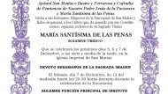 Triduo, besamanos y función a la Virgen de las Penas Triduo, besamanos y función a la Virgen de las Penas