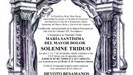 Triduo, besamanos y función en Los Escolapios Triduo, besamanos y función en Los Escolapios