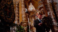 Manuel García Gálvez emociona con su pregón del costalero en El Huerto Manuel García Gálvez emociona con su pregón del costalero en El Huerto