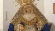La Virgen de la Paz, de Monachil,  en besamanos La Virgen de la Paz, de Monachil,  en besamanos
