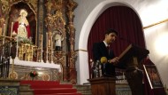 Vicente Gomariz presentó el cartel de La Aurora como la más bella estampa del Jueves Santo Vicente Gomariz presentó el cartel de La Aurora como la más bella estampa del Jueves Santo