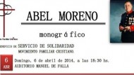 Abel Moreno participará en un concierto solidario en el Manuel de Falla Abel Moreno participará en un concierto solidario en el Manuel de Falla