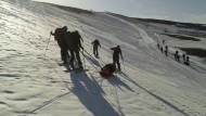 Rescatadores de alta montaña se instruyen en Sierra Nevada