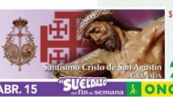 ONCE presenta el cupón dedicado al Cristo de San Agustín el Lunes Santo