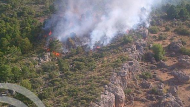 Un rayo provoca un nuevo incendio en el Parque Natural de la Sierra de Baza