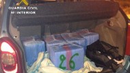 Detenido acusado de transportar 150 kilos de hachÃ­s por la A-92N
