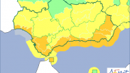 Alerta naranja por lluvias fuertes y temporal en la Costa y aviso amarillo en el resto de la provincia