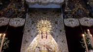 Resumen gráfico del besamanos extraordinario a María Santísima de la Aurora Coronada